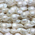 Baroque Nucleated Cultured Freshwater Pearl Strands, Big Pearl Es184